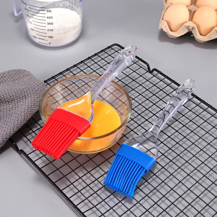 Hot Sale BBQ Brush Basting Pastry Beard Oil Brush Heat Resistant Silicone Oil Brush for Kitchen Cooking